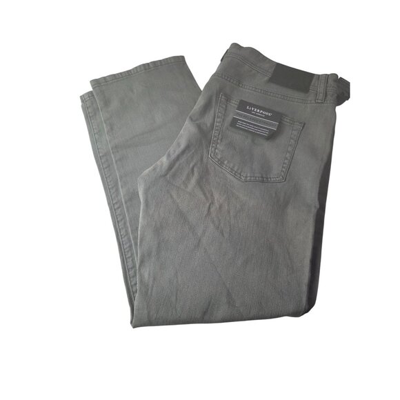 Liverpool Relaxed Straight Fit Mens Jeans 36x30 Gunmetal*Denim* Casual Pants*NWT - Picture 11 of 16